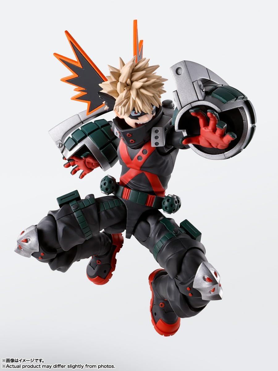 BANDAI SPIRITS S.H. Figuarts My Hero Academia Katsuki Bakugo Approx. 5.7 inches (145 mm), PVC & ABS, Pre-painted Action Figure