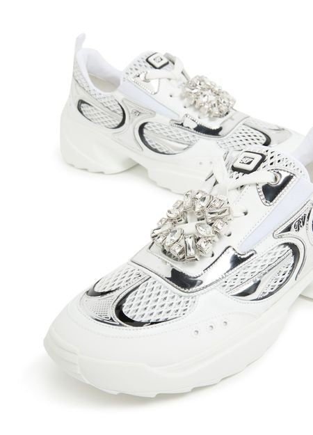 ROGER VIVIER Motor run ラインストーン テクニカルレースアップ スニーカー - Image 6