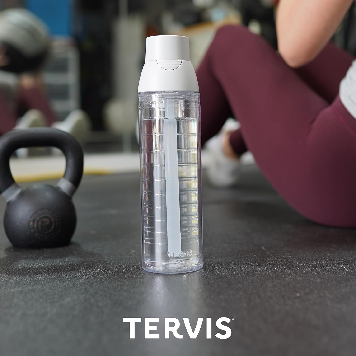 Tervis Venture Lite Disney - Vaso aislado de doble pared hecho en Estados Unidos, diseño Princess Paradise, mantiene las bebidas frías y calientes, botella para agua, 24 onzas, clásico