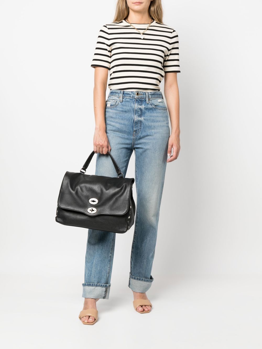 Zanellato Zanellato Postina毎日のミディアムレザーハンドバッグ - Image 6