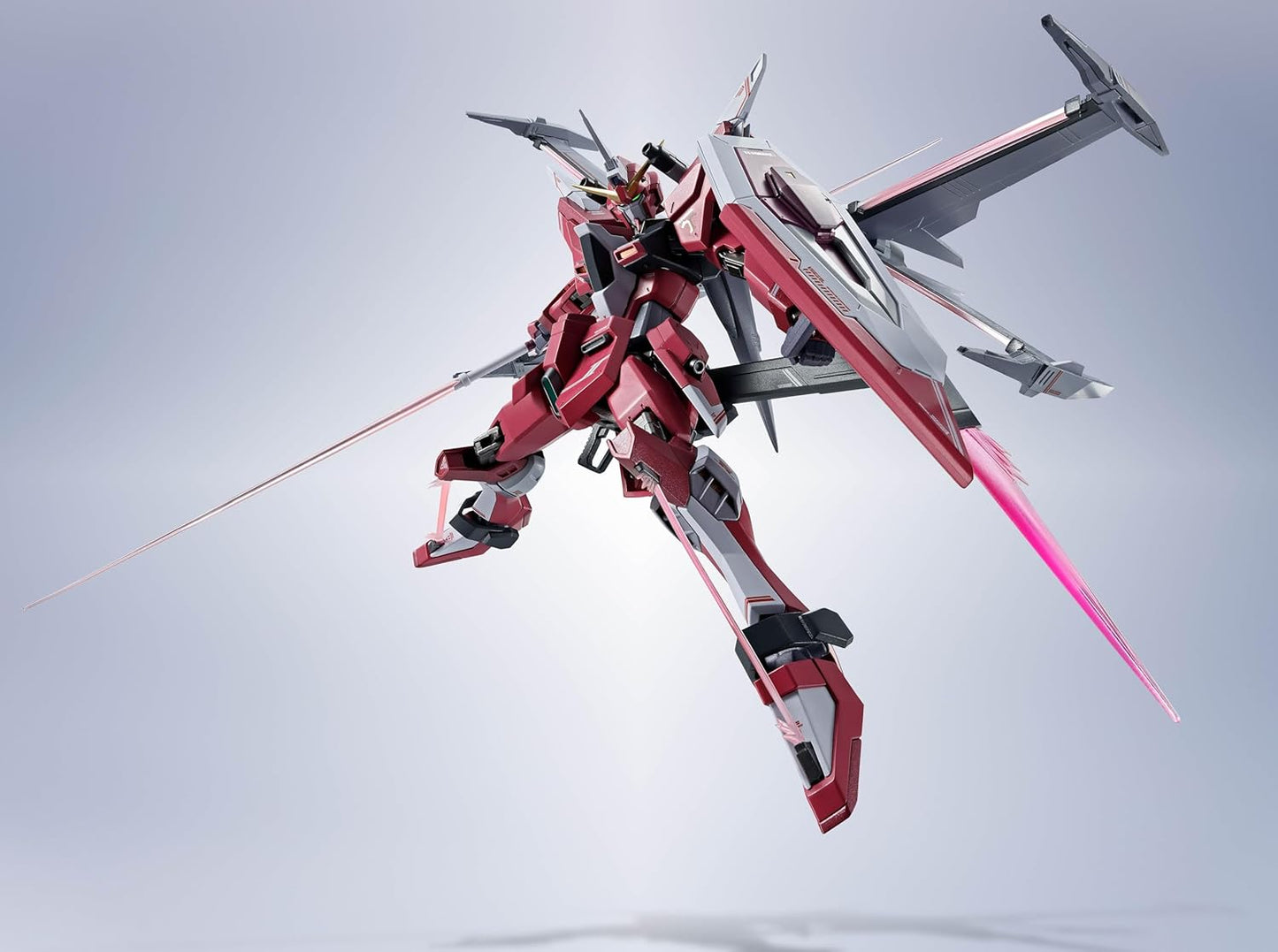 TAMASHII NATIONS Metal Robot Damashii Mobile Suit Gundam SEED FREEDOM Metal Robot Damashii Infinite Justice Gundam Ver. 2, Approx. 5.5 Inches (140 mm), Made of ABS & PVC & Die-cast, Painted