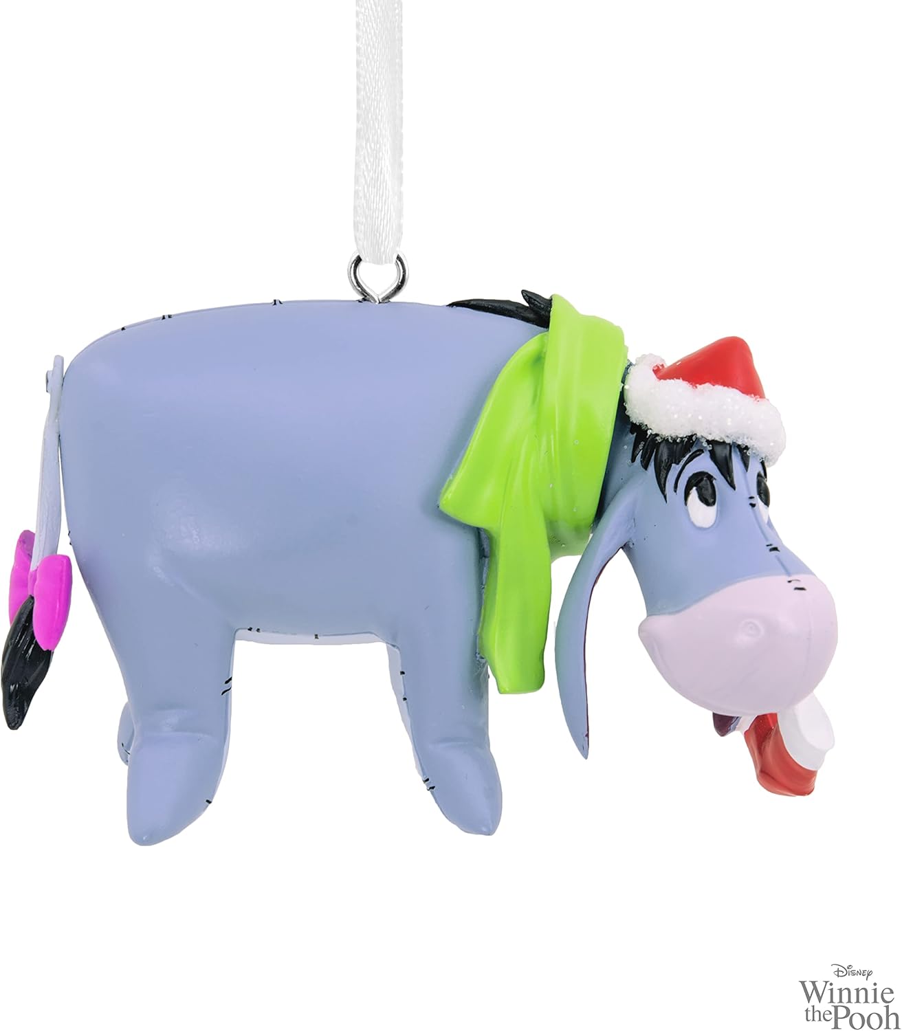 Hallmark Disney Santa Winnie The Pooh - Adorno navideño con maceta de miel