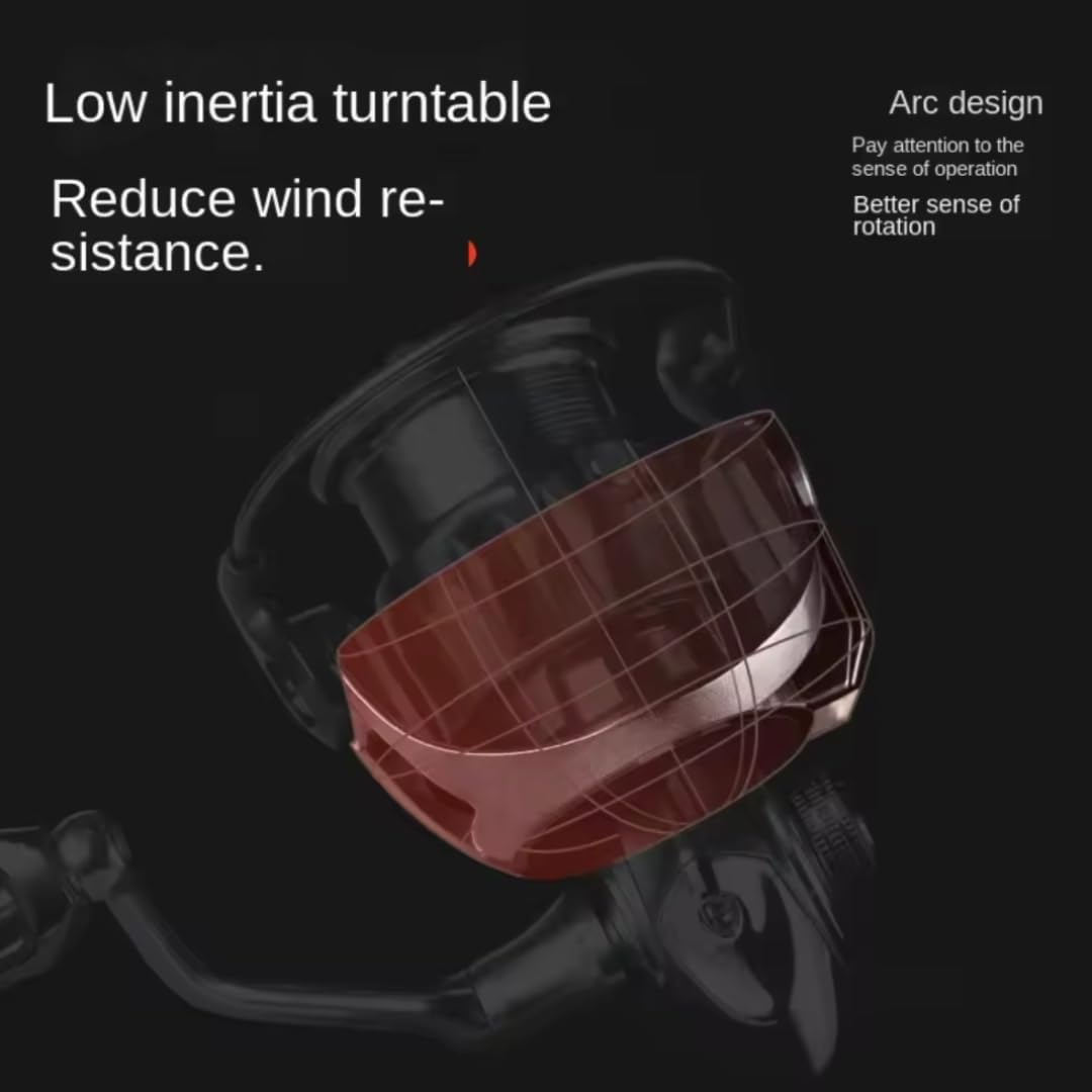 Fi's+7 Spinning Reel, 1000, 1500, 2000, Variety, Lightweight, 4.7 oz (136 g), Bearings, 9 + 1, Gear Ratio, 5.2:1, Drag, 8.8 lbs (4 kg), Jigging, Mebarling, Stream, Light Game