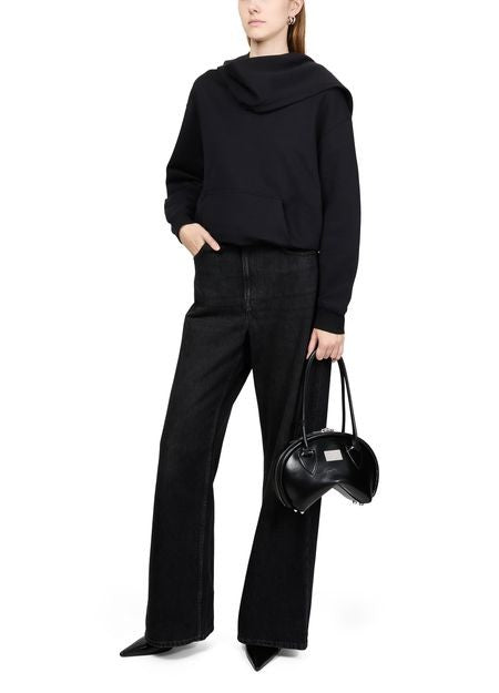 COURREGES Scarf embroidered hoodie - Image 6