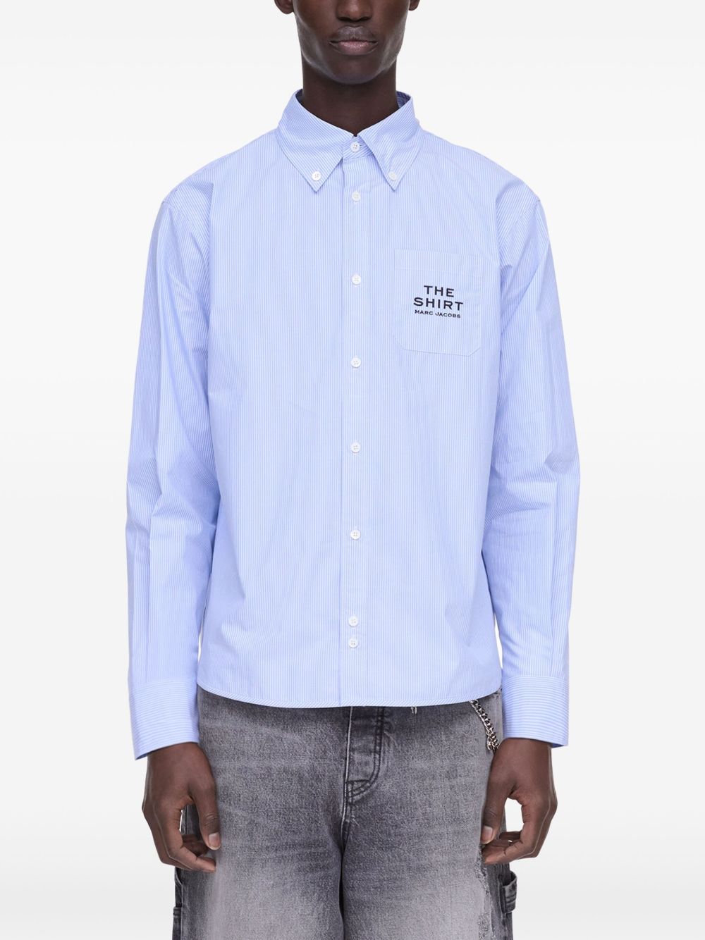 Marc マークジェイコブスストライプコットンシャツ - Image 6