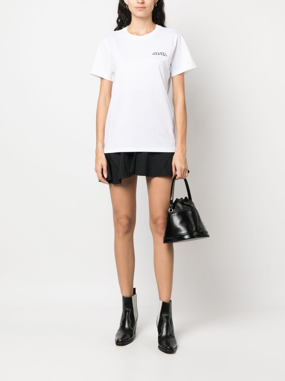 Isabel イザベル・マラン・ヴィダルのロゴコットンTシャツ - Image 6