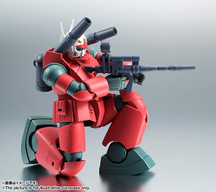 BANDAI SPIRITS ROBOT Spirits Mobile Suit Gundam RX-77-2 Gun Cannon Ver. A.N.I.M.E. (Resale Version), Approx. 4.9 inches (125 mm), PVC & ABS, Painted Action Figure