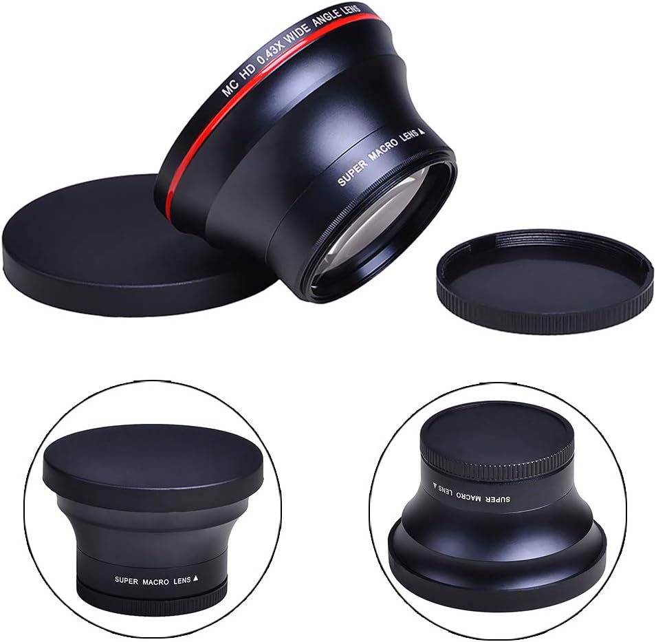 Tectra 0.43x Professional HD Wide Angle Lens (Macro)