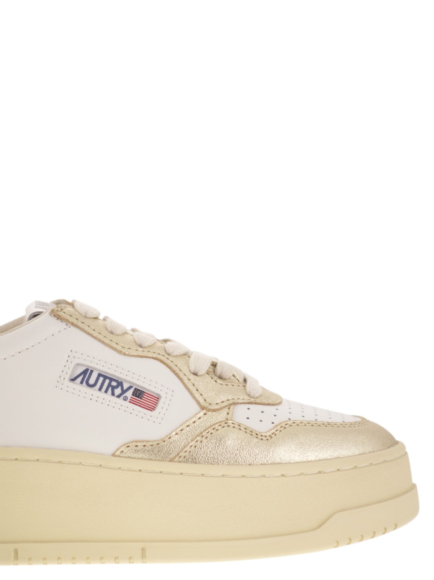 Autry Medalist Platform Leather Trainers - Image 6