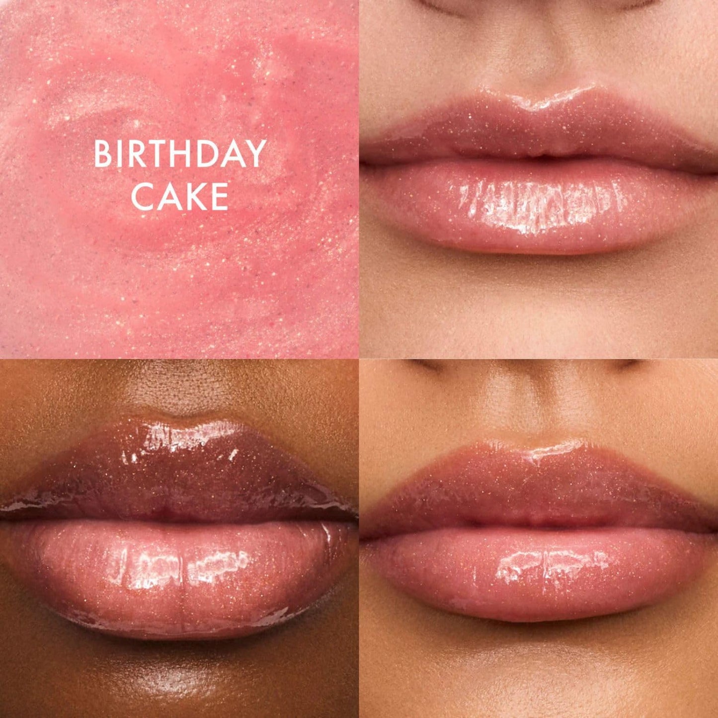 Summer Fridays Lip Butter Balm Sweet Pink Duo - Conditioning Tinted Lip Balm + Overnight Mask for Instant Shine + Color - With Hydrating Shea Butter - Strawberry Soft Serve + Birthday Cake (2 Count)