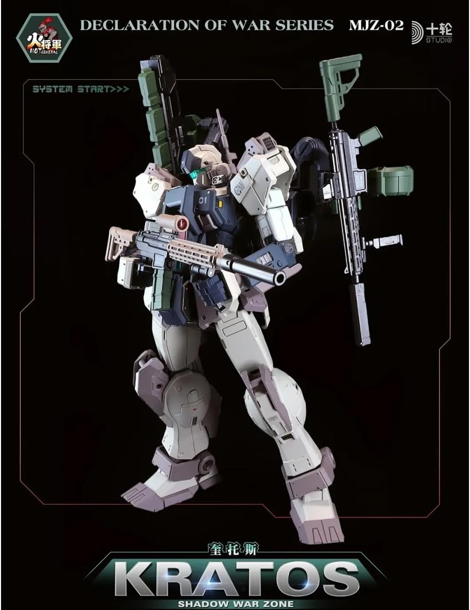 HiPlay Fire General, HOT GENERAL, Dark Shadow Battlefield, Hardcore SF Series, Claytos, Deluxe Edition, 1/100 Scale, Alloy, Pre-Painted Finished Product, Armored Action Figure