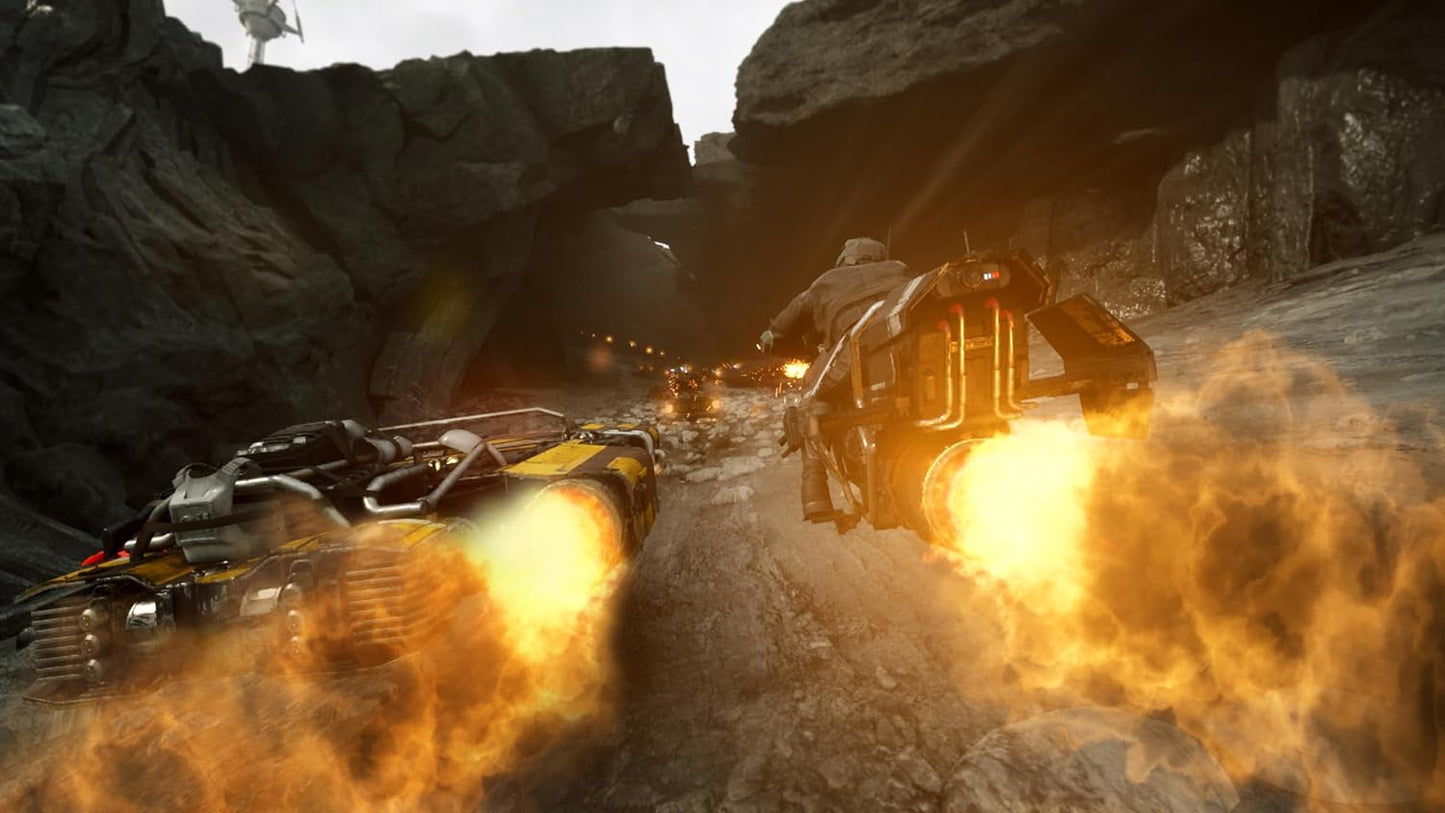 スター・ウォーズ：ギャラクティック・レーサー™ コレクターズエディション -PS5 【特典】デラックスエディション、ランドスピーダーモデル、パイロットパッチ、ケスターバナー、アートブック、スチールケース 同梱 & 【早期特典】リパルサークラフト用の先行予約特典限定リバリー、 マルチプレイヤーモード専用の先行予約特典プレイヤーバナー 同梱