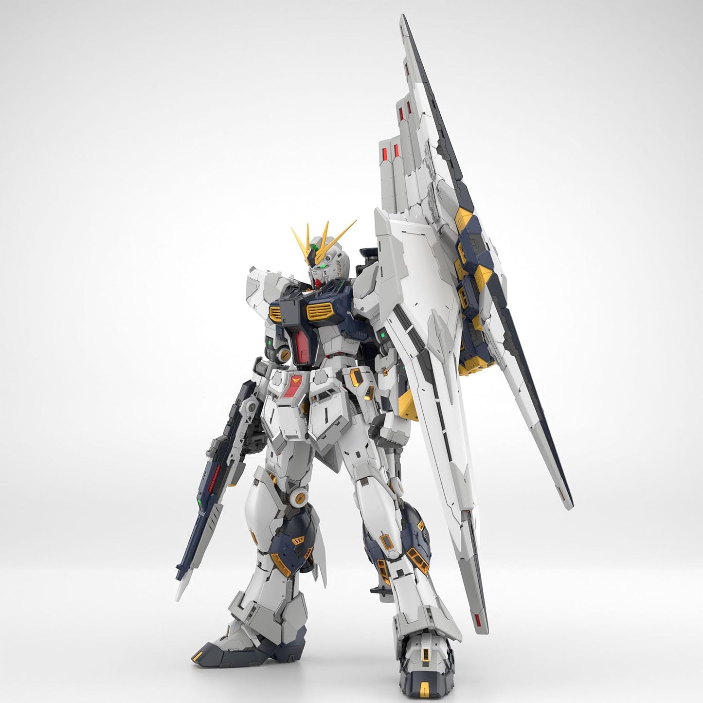 Bandai Spirits PG Unleashed Mobile Suit Gundam: Char's Counterattack ν Gundam 1/60 Scale Color-Coded Plastic Model