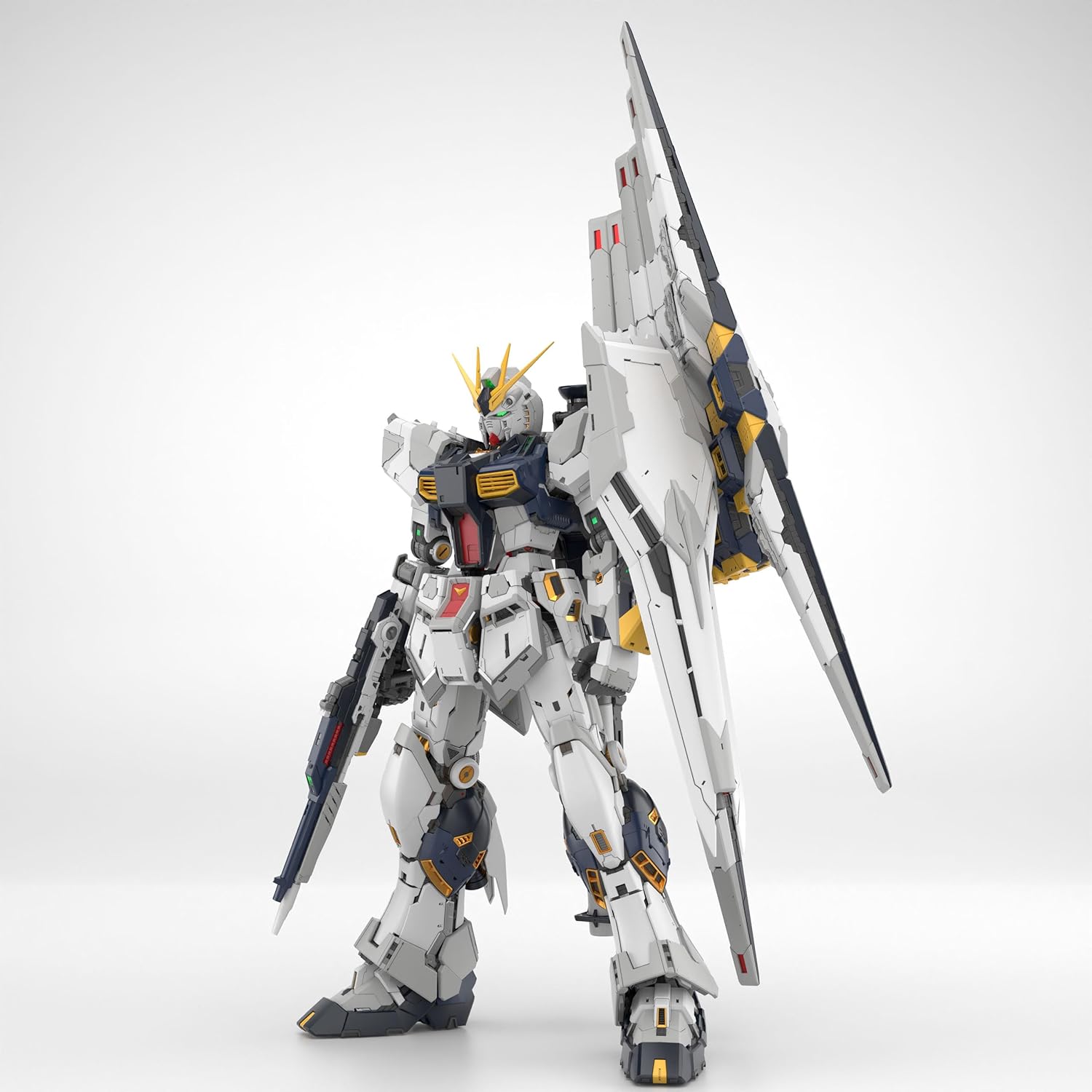 Bandai Spirits PG Unleashed Mobile Suit Gundam: Char's Counterattack ν Gundam 1/60 Scale Color-Coded Plastic Model