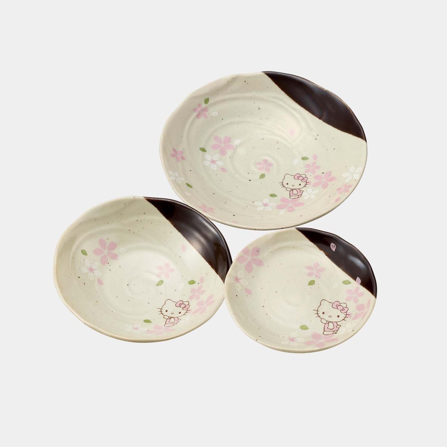 Skater CHMD2-A Mino Pot, Medium Bowl, Hello Kitty Sakura Sanrio, 6.4 x 1.8 inches (16.3 x 4.5 cm)