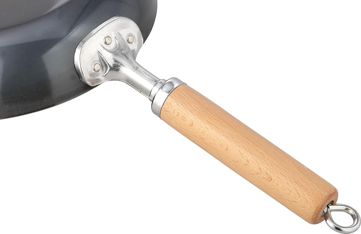 Wahei Freiz GR-9747 Black Iron Frying Pan, 8.7 inches (22 cm), Made in Japan, Compatible with IH and Gas, Carefully Selected Materials