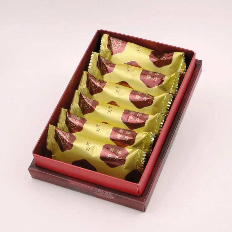 【Ishikawa Famous Sweets】Kaga Bo-cha Sandwich Cookies 6-piece Set Kaga Bo-hoji Green Tea and Kinako Japanese Parfait Sandwich Cookies Ishikawa, Kanazawa Souvenirs, Snacks, Gift Individually Wrapped (6