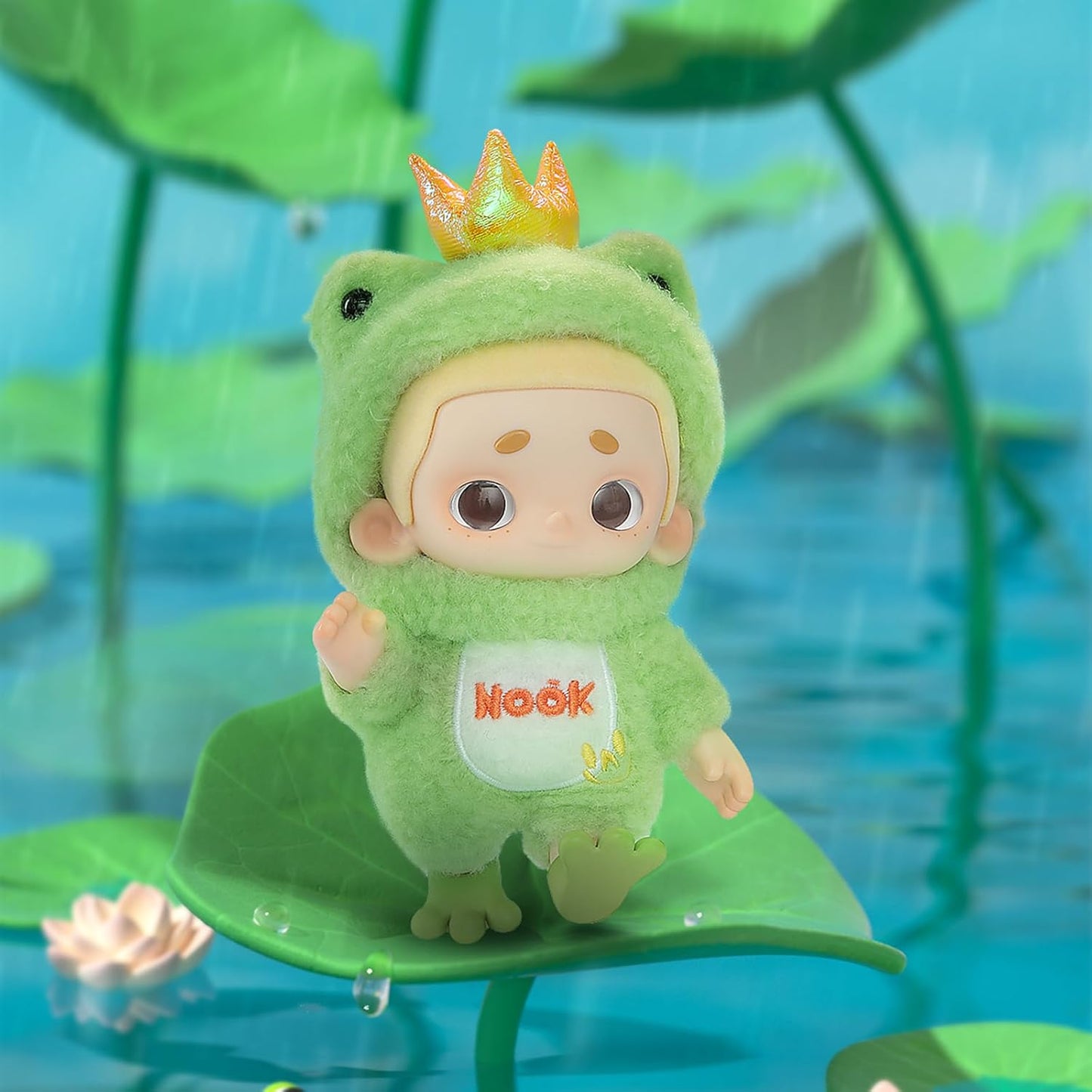 52TOYS BLINDBOX NOOK Plush Toy Blind Box Vol. 1 "OOTD" Vinyl Face Plush, Replaceable Plush Doll Collection Mofu Painted Gacha Soft Vinyl Doll, Collector, Birthday, Christmas Gift (Set of 1)