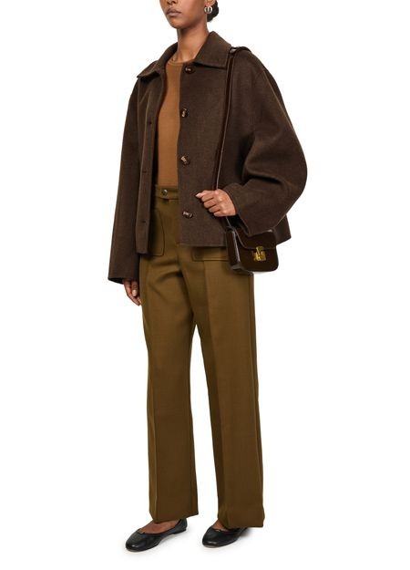 SOEUR Gyoda woolen cropped coat - Image 6