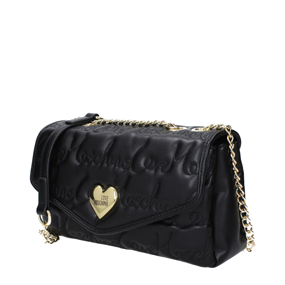 Moschino モスキーノのショルダーバッグが大好きな女性ポリウレタンブラック - Image 6
