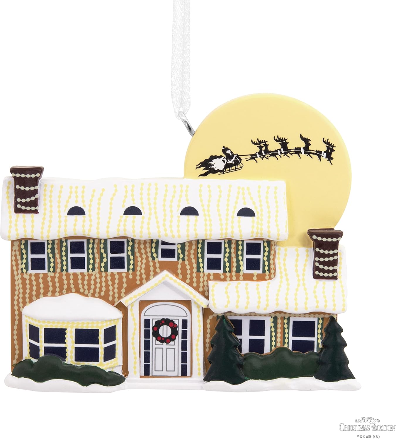Hallmark National Lampoon's Christmas Vacation Griswold House Adorno de Navidad, resina
