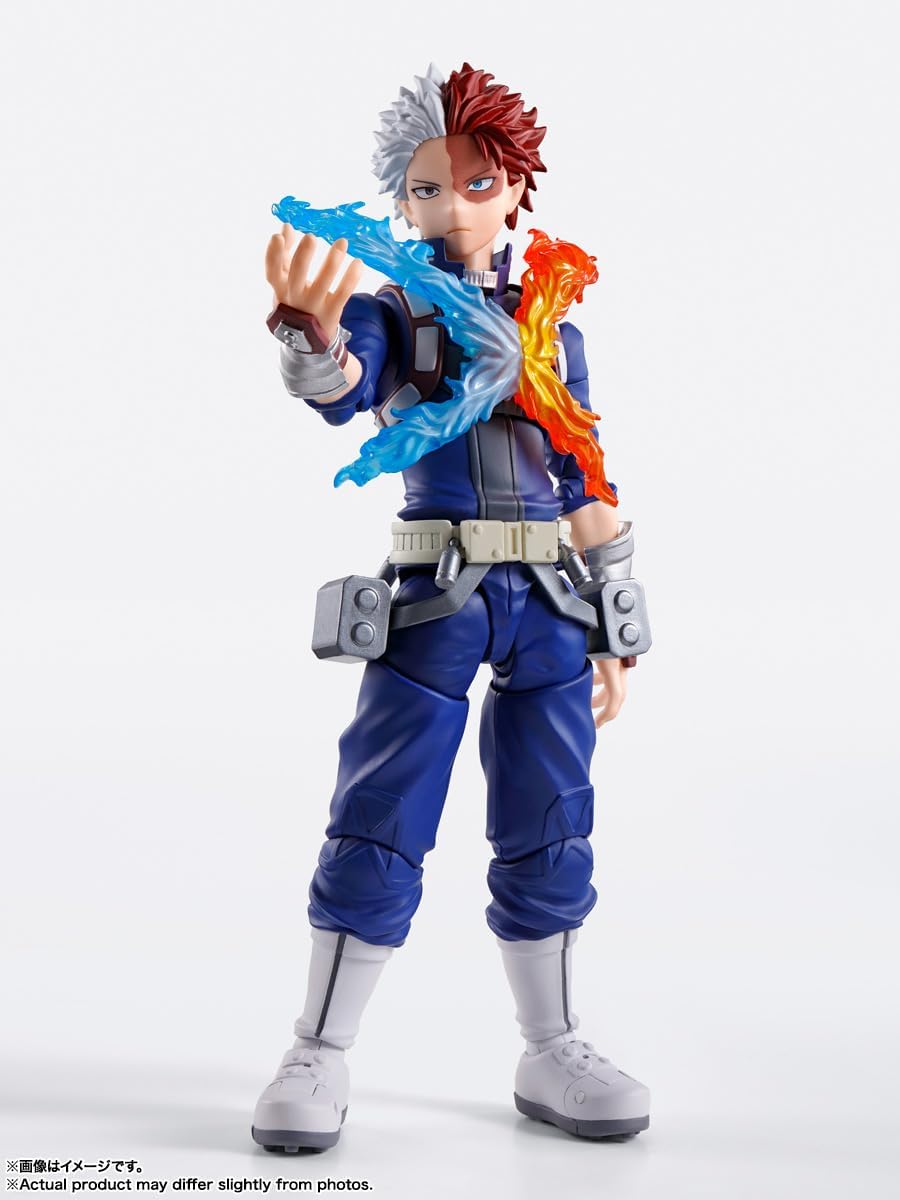 TAMASHII NATIONS S.H. Figuarts My Hero Academia Shoto Todoro, Approx. 5.9 inches (150 mm), PVC & ABS, Pre-painted Action Figure