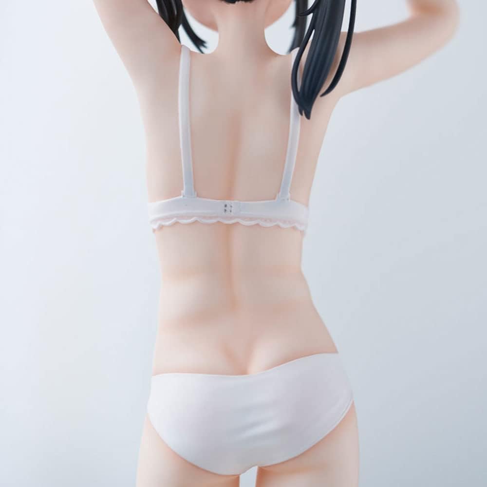 Anime Figure Kantoku Sailor Fukuno no Manaka JK Middle School Service Girl Wife Figure Removable Clothes Cute Double Ponytail Loli Hot Girl Statue Cartoon Character Boxed Toy Model 28cm