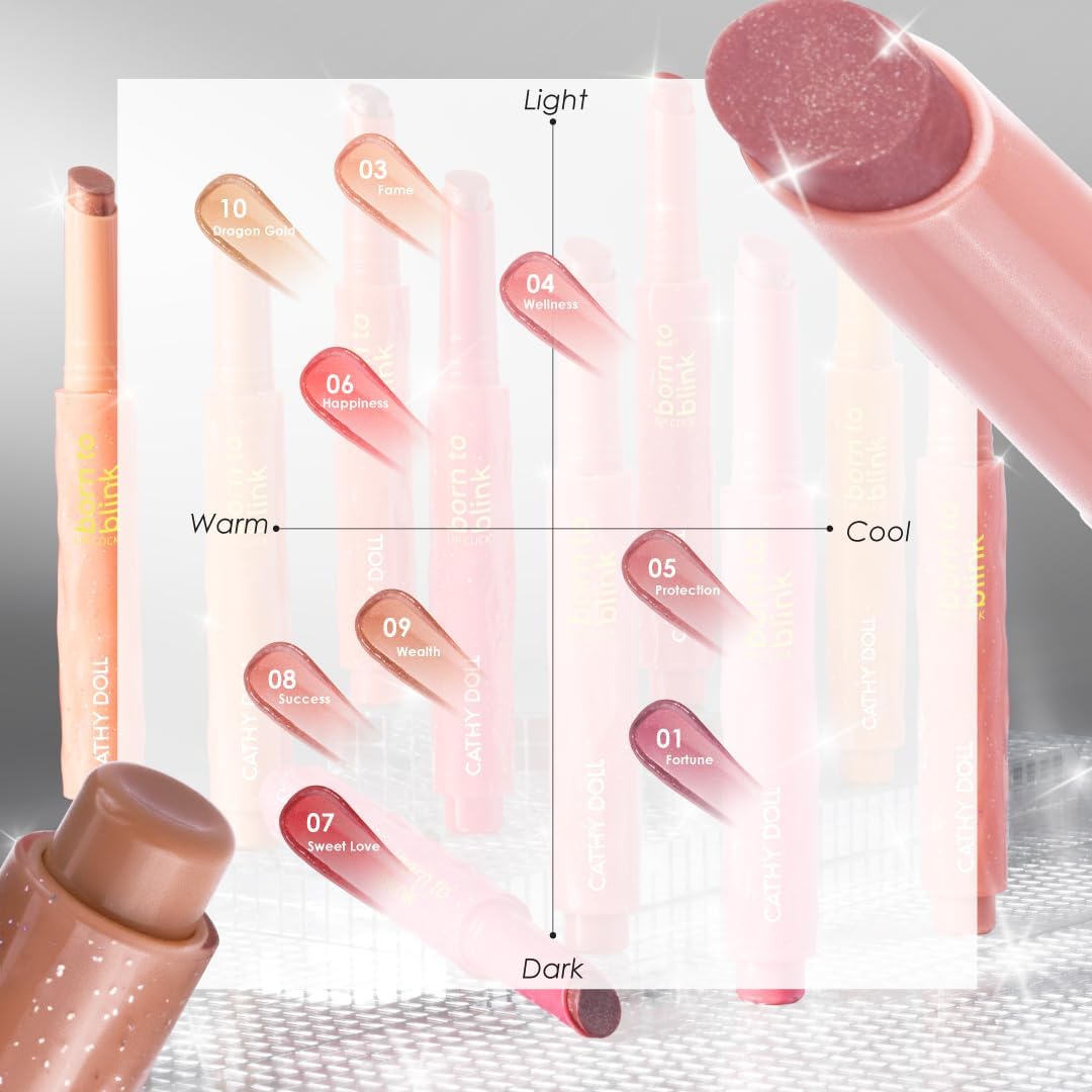 [Lamellip] Bone to Blink Lip Click, Cathy Doll (Cathy Doll) / Lipstick, Popular Ranking, Glossy Lip, Glossy, Glitter, Sparkling, Gemstone Lip, Colored Lip, Color Lip, Thai Cosmetics, Lip Serum, Lip
