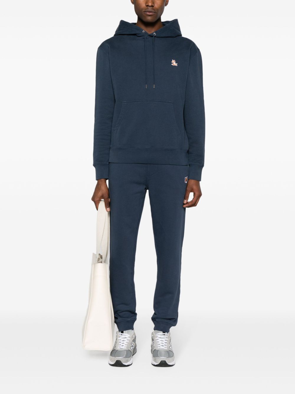 Maison Maison Kitsune 'Chillaxパッチコットンパーカー - Image 6