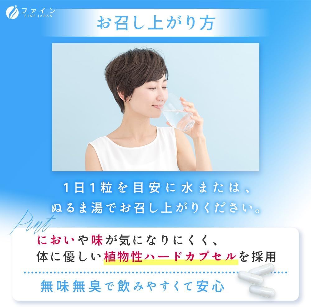 FINE JAPAN 1 Trillion Lactic Acid Bacteria Prime Lactic Acid Bacteria (Sterilized), Plant Fermented Extract Powder, Domestic Production, 30 Day Supply (1 Tablet/30 Capsules Per Day)