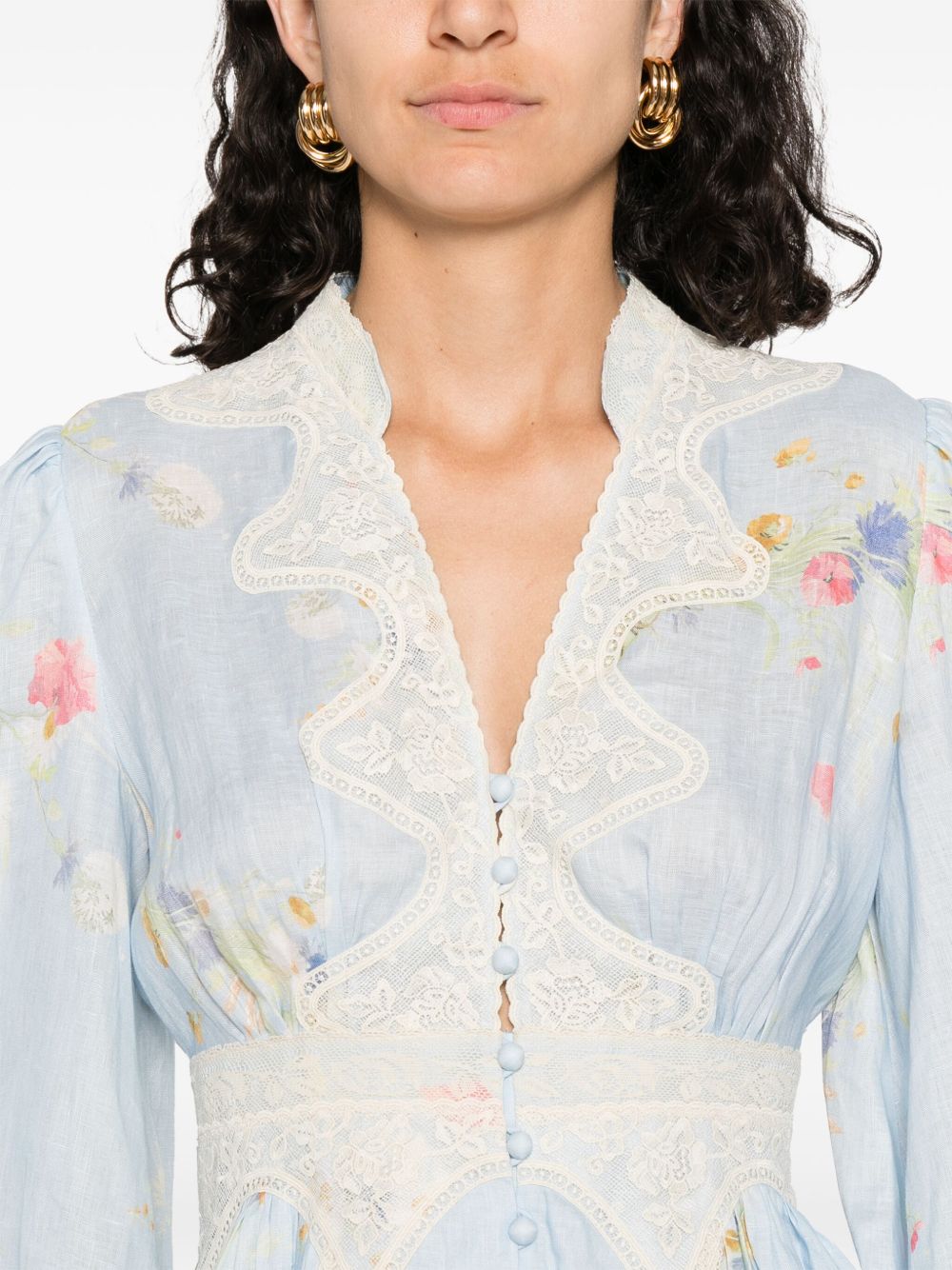 Zimmermann Zimmermann Lucky Linen Mini Dress - Image 6