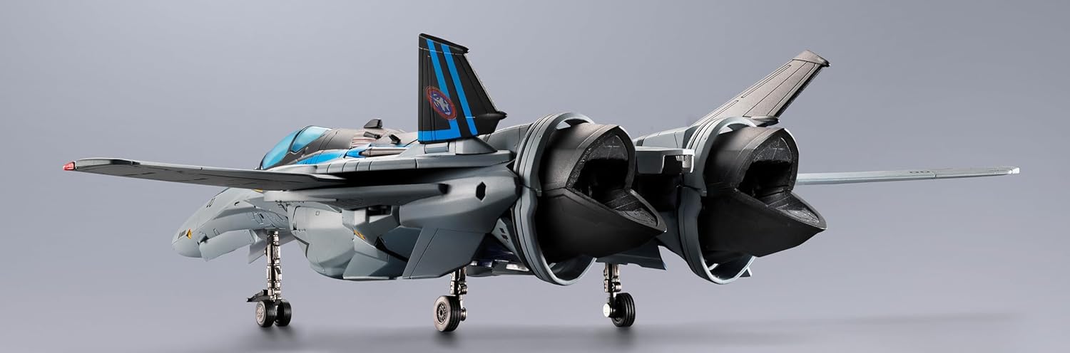 Tamashi Nations DX Chogokin Macross F VF-25 Messiah Valkyrie Top Gun Maverick Version, Approx. 9.8 inches (250 mm), ABS & Die-Cast & PVC Pre-Painted Action Figure