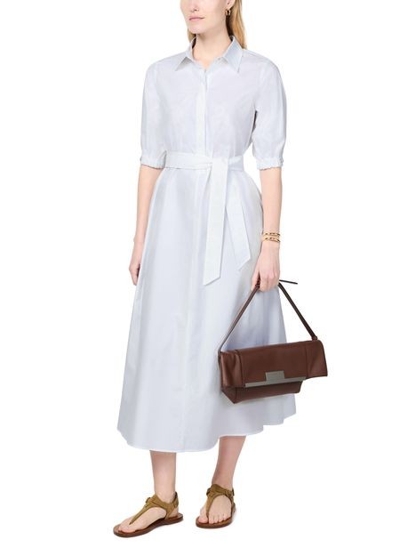 MAX MARA Hoyo コットンポプリン マキシ丈 シャツワンピース - Image 6