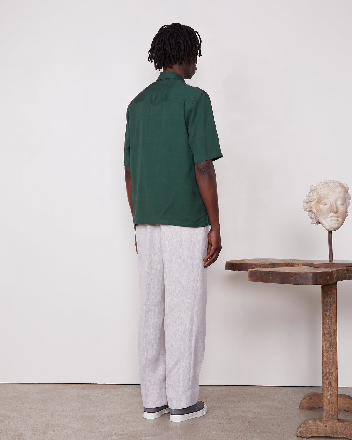 Off Officine Generale Shirts Green - Image 6