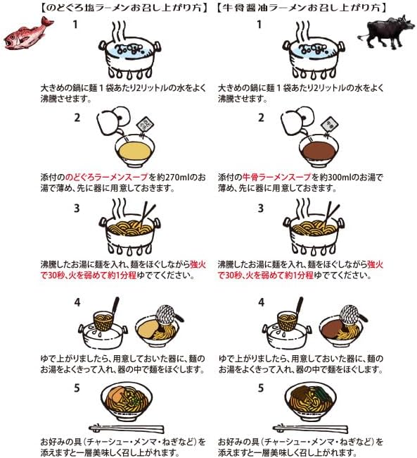 Tottori and Shimane Sanin Ramen Eating Comparison 4 servings/Salt Ramen, Soy Sauce Ramen