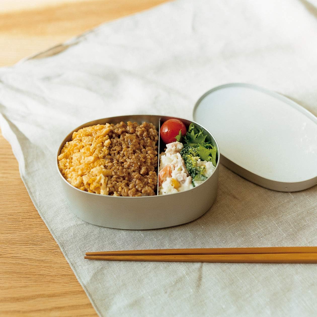 MUJI 15254620 Aluminum Lunch Box, Large, Approx. 15.2 fl oz (450 ml), Approx. 4.1 x 5.9 x 2.4 inches (10.5 x 15 x 6 cm)