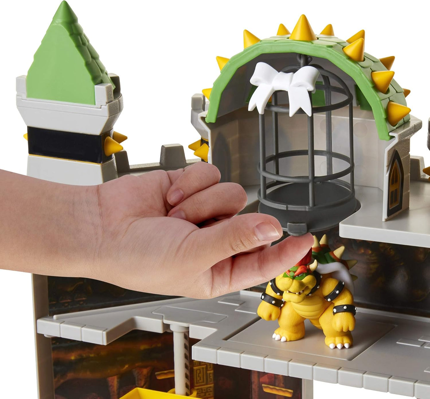 Sanei Boeki FPS-002 Super Mario Figure Collection DX Playset, Bowser Castle