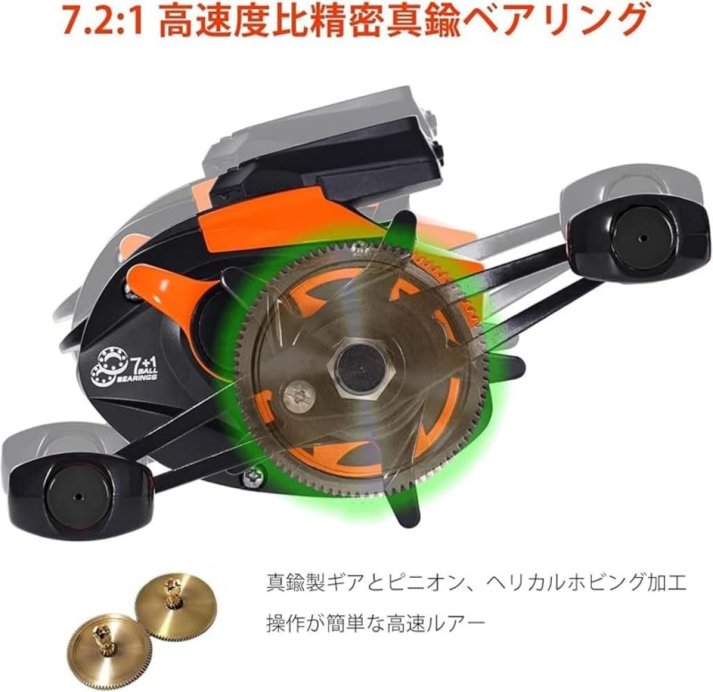 Electric Reel, Spinning Reel, Fly Reel, USB Rechargeable, Smooth Winding Feel, Maximum Drag Force, 22.0 lbs (10 kg), Gear Ratio 7.2:1, Lightweight, Strong Drag Force, For Far-Toasting, Ice