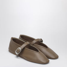 メッシュと革のAquazzura Margotブラックスリングバック - Image 6