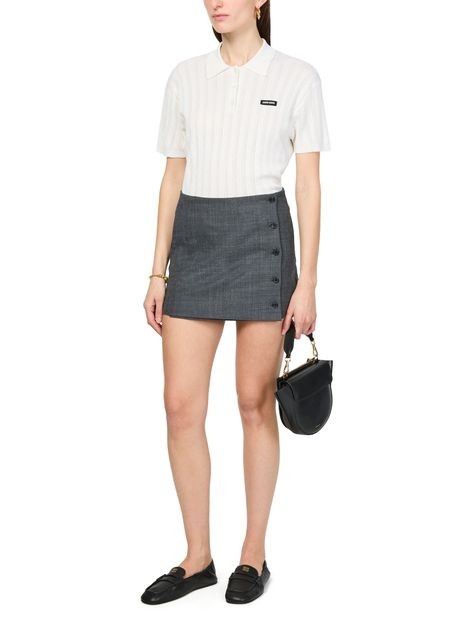 MIU MIU カシミア＆シルク ポロセーター - Image 6