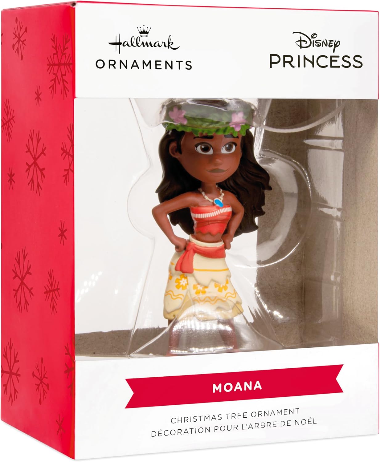 Hallmark Disney Princess Moana - Adorno de Navidad estilizado, regalos para fanáticos de Disney