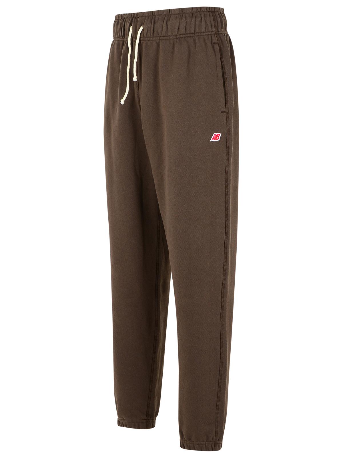 Designer Brand ニューバランス茶色の綿のズボン - Image 6