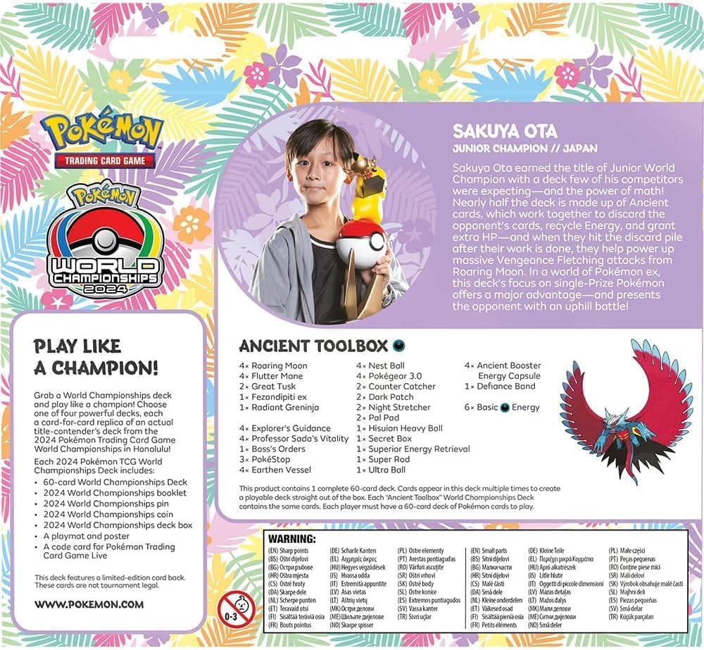 2024 Pokemon TCG World Championship Deck (1 Random Deck)