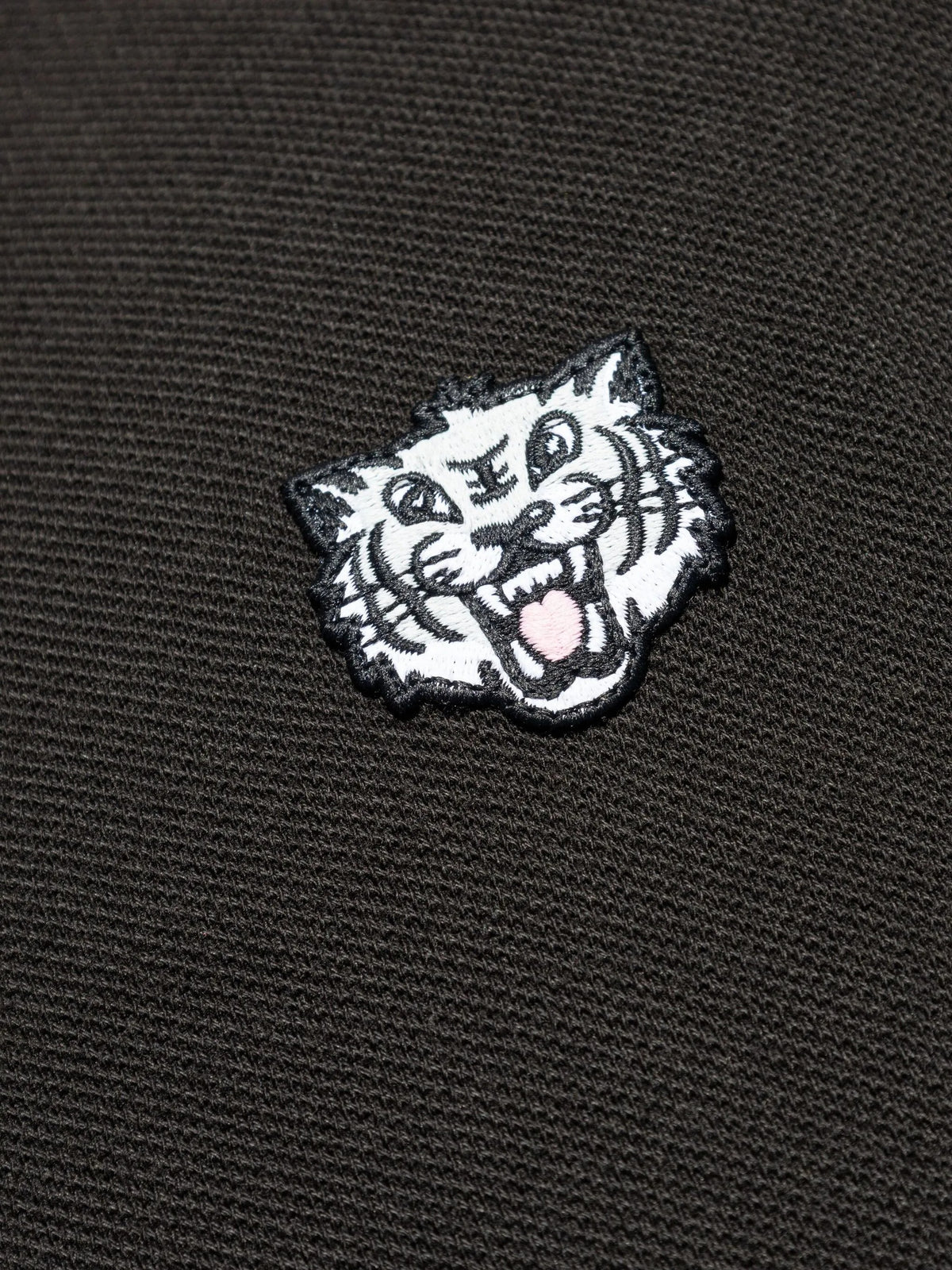 Kenzo KenzoはKenzo Happy Tiger刺繍されたスリムポロを手に入れました - Image 6