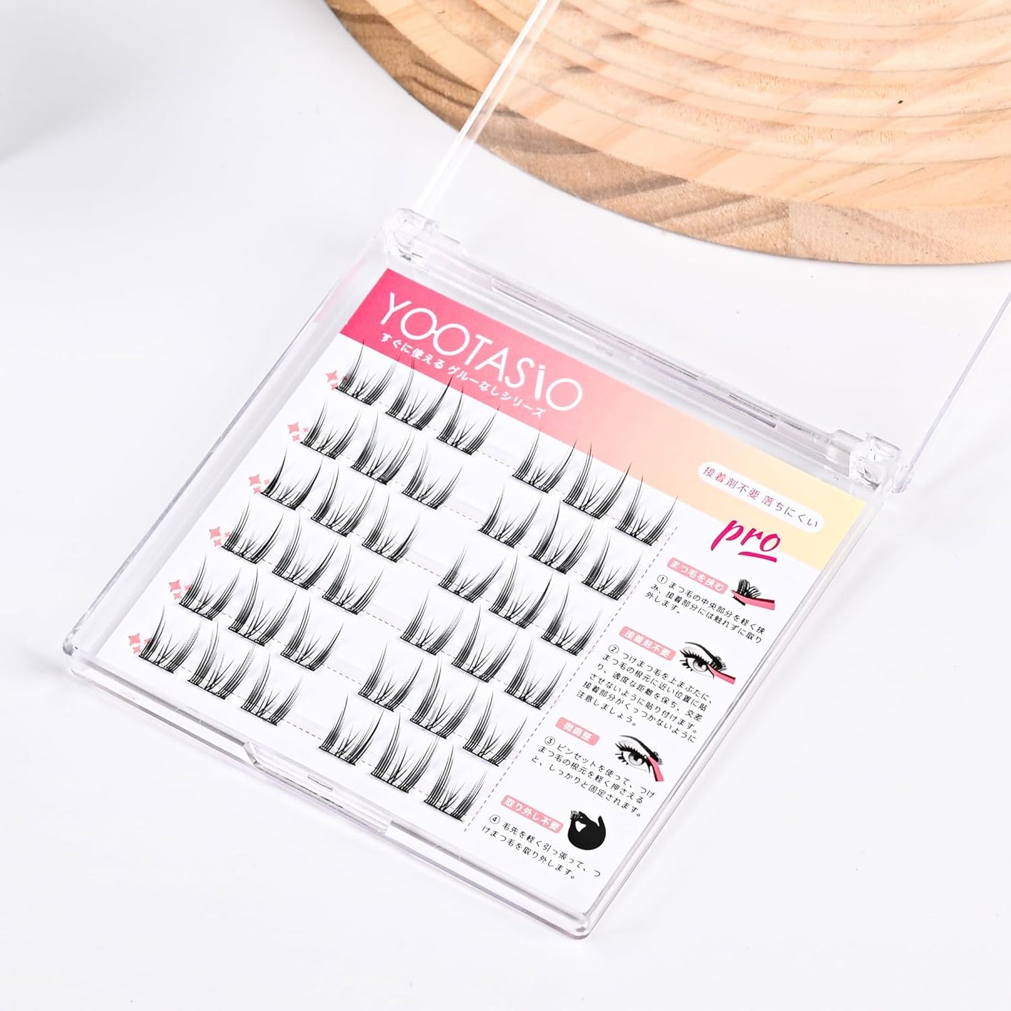 1 Second Eyelash Effects, No Partial False Eyelash Glue, 0.4 - 0.5 inches (10 - 12 mm), High Adhesive, Cohesion, Lightweight, Comfortable, Travel and Daily Use (36 Bundles Thin Black Shaft +