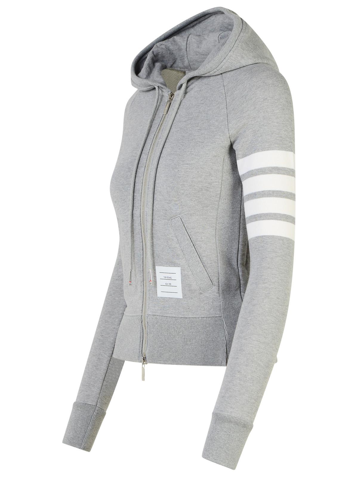 Thom Thom Browne '4 Bar'灰色の綿のセーター - Image 6