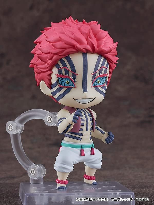 Good Smile Company [GOOD SMILE COMPANY] Nendoroid Demon Slayer Akaza - Non-Scale Plastic Painted Action Figure Reissue