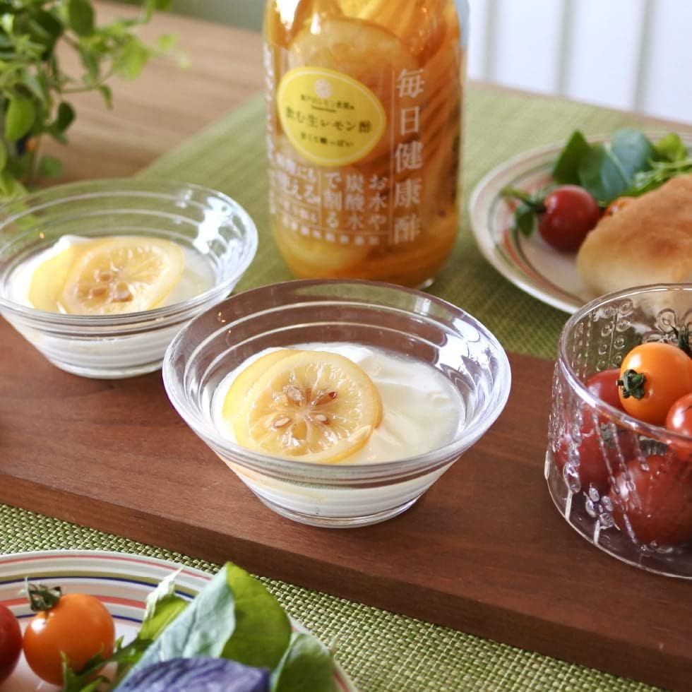 Setouchi Lemon & Apple Vinegar, 2.8 oz (820 g), Made in Hiroshima Prefecture, Lemon, Set of 2, No Chemical Seasoning, Health Souvenir