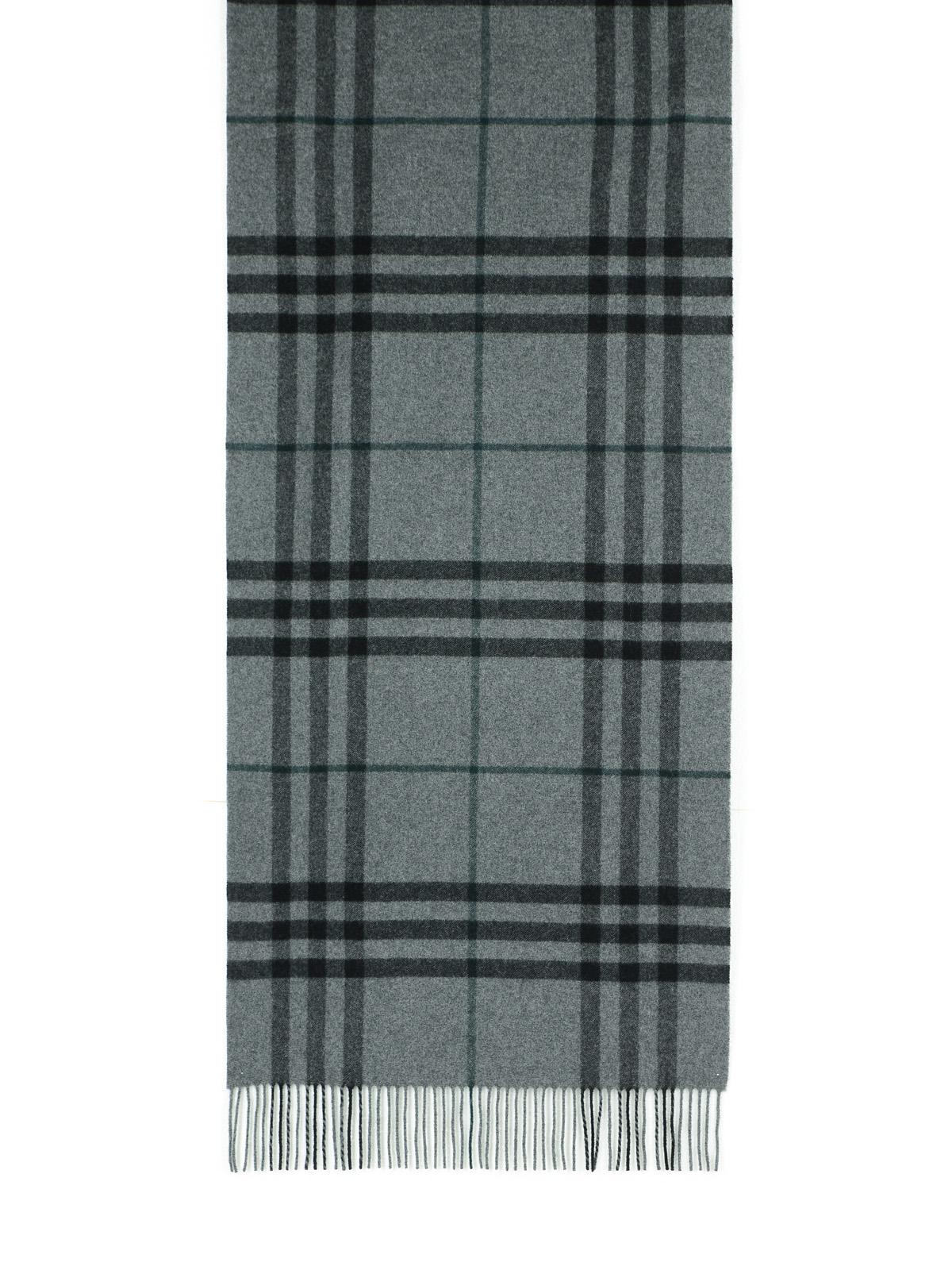 Burberry バーバリーグレーカシミアスカーフ - Image 6