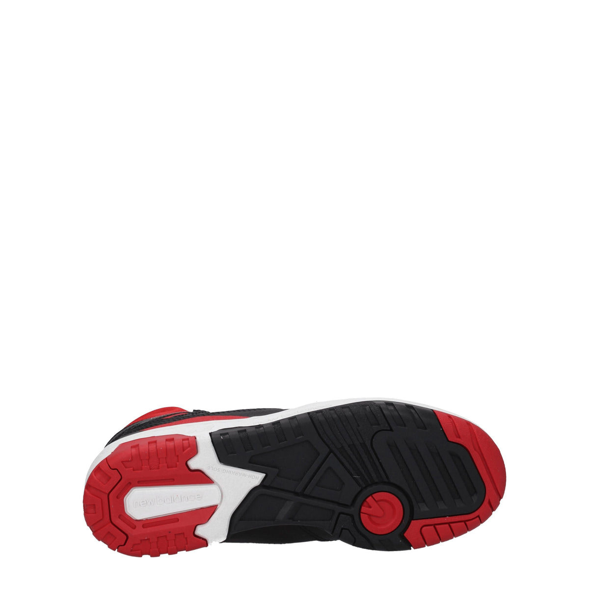 Designer Brand ニューバランススニーカー650メンレザーブラック/赤 - Image 6
